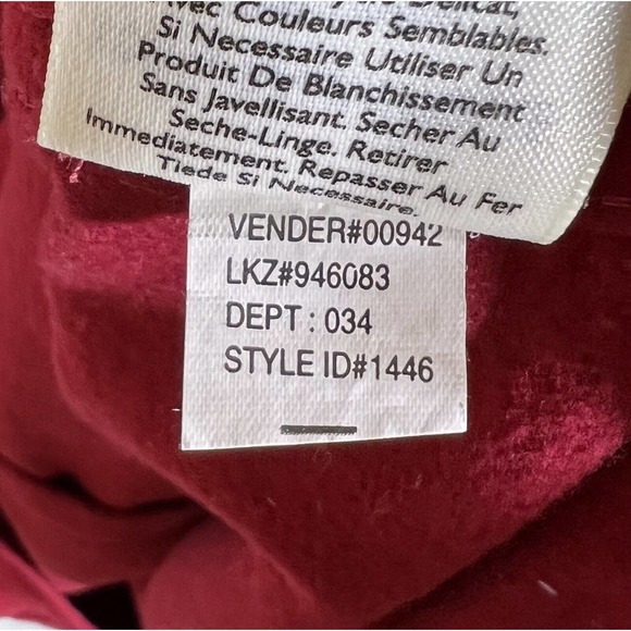 Eddie Bauer Long Sleeve Button‎ Down Flannel Shirt Mens Large Tall Red Pocket - Picture 4 of 14